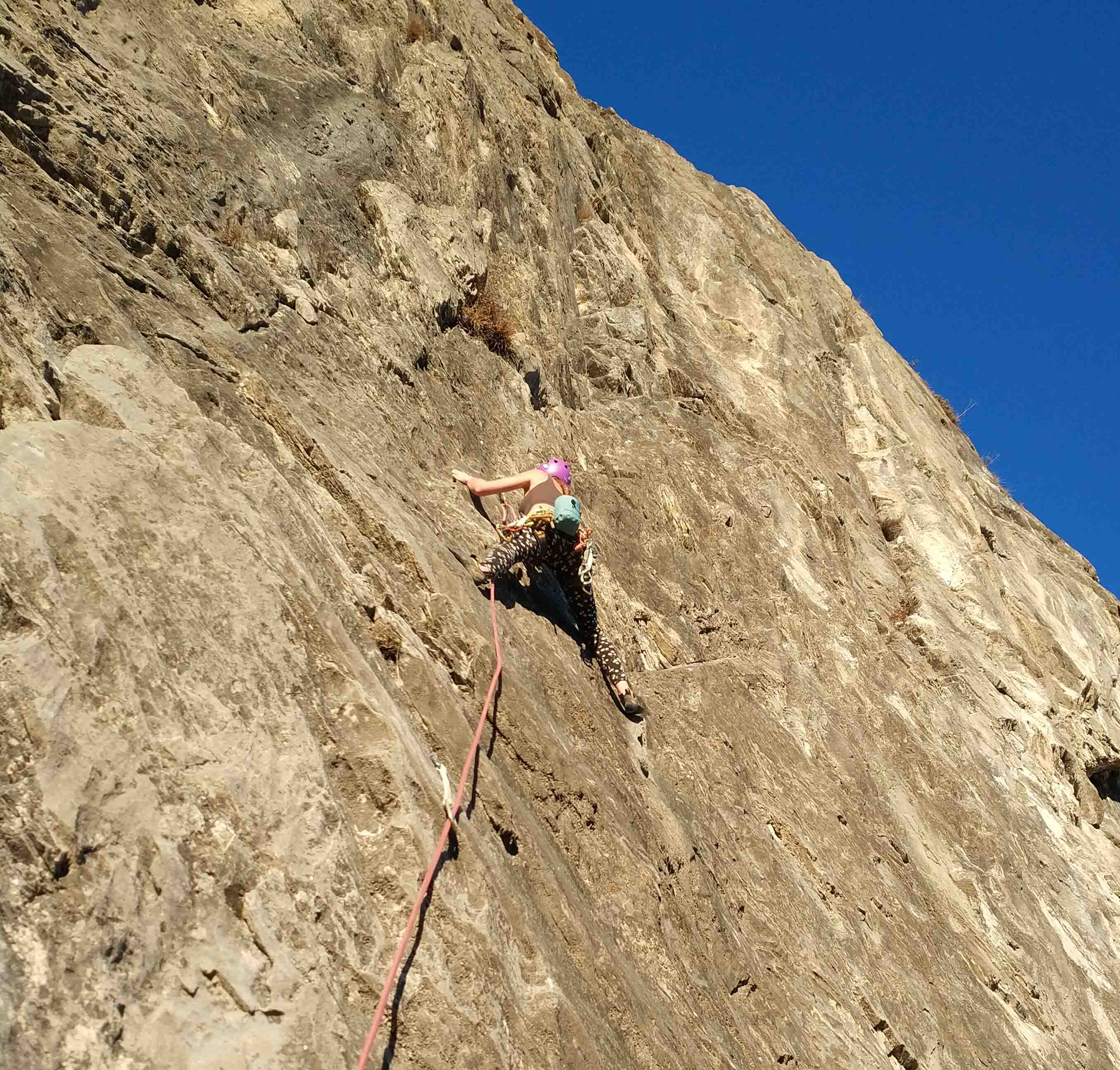 Escalade en tête